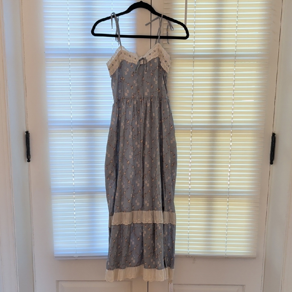 Christy Dawn Emma Dress In Pansy Blues Size XS